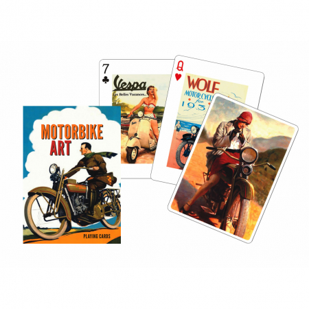 Carti de joc de colectie - Carti de joc de colectie cu tema "Motorbike Art"