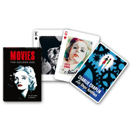 Carti de joc - Carti de joc de colectie cu tema "Movies of the Golden Age"