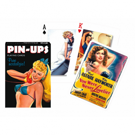 Carti de joc de colectie - Carti de joc de colectie cu tema "Pin-Ups, Pure nostalgia!"