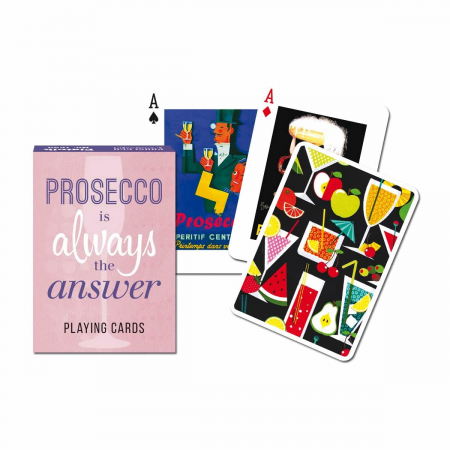 Carti de joc de colectie - Carti de joc de colectie cu tema "Proseco is always the answer"