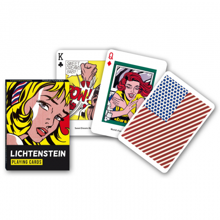 Carti de joc de colectie - Carti de joc de colectie Piatnik, cu tema "Roy Lichtenstein"