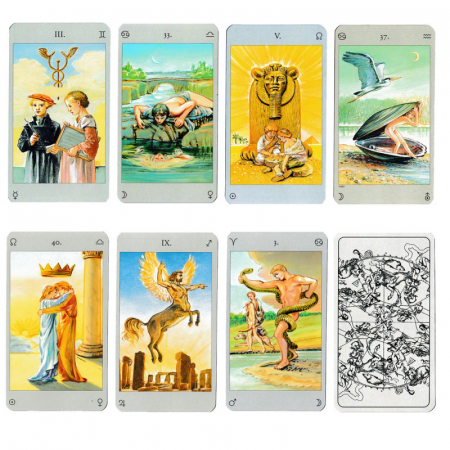 Carti de joc Piatnik, Astro Tarot, 78 de carti, produse in Austria [1]