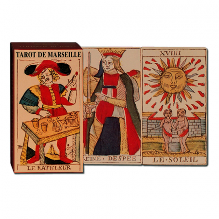 Carti de joc Tarot si Cartomantie - Carti de joc Tarot, Piatnik, Tarot de Marseille, 78 de carti, produse in Austria