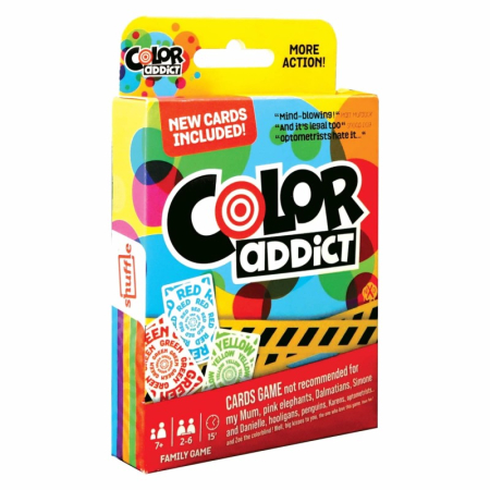 Cardgames - Joc de carti Color Addict pentru 2-6 jucatori cu varsta peste 7 ani