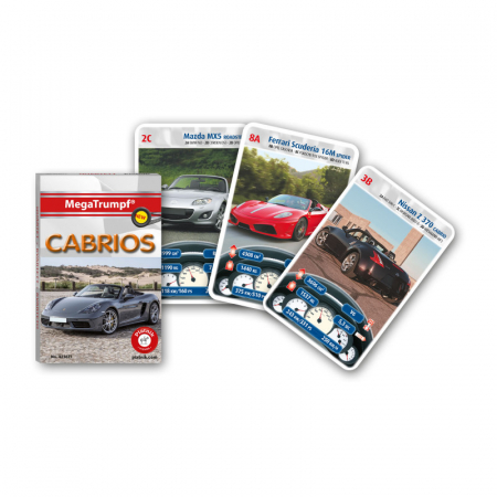Cardgames - Joc de carti Piatnik, Megatrumpf - Cabrios, pentru 2-4 jucatori de peste 7 ani