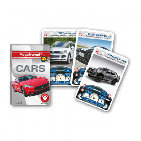 Cardgames - Joc de carti Piatnik, Megatrumpf - Cars, pentru 2-4 jucatori de peste 7 ani