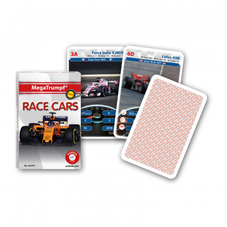 Cardgames - Joc de carti Piatnik, Megatrumpf - Race Cars, pentru 2-4 jucatori de peste 7 ani