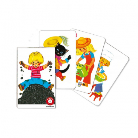 Cardgames - Joc de carti Piatnik, Pacalici - Copii cu activitati (serie noua), stil nostalgic, produs in Austria
