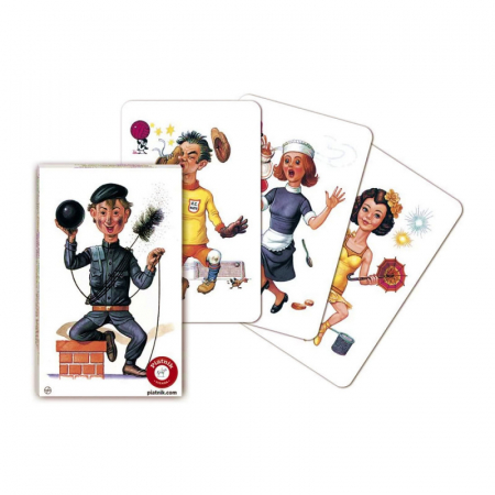 Cardgames - Joc de carti Piatnik, Pacalici - Ocupatii, stil nostalgic, produs in Austria