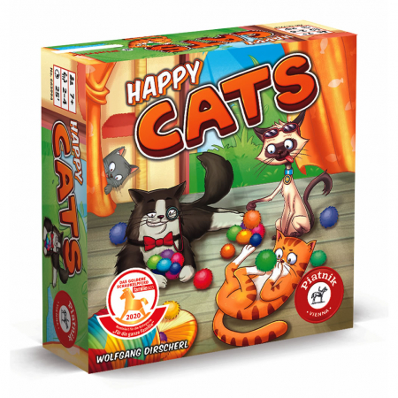 Jocuri de societate - Joc de societate Piatnik, Happy Cats, pentru 2-4 jucatori de peste 7 ani