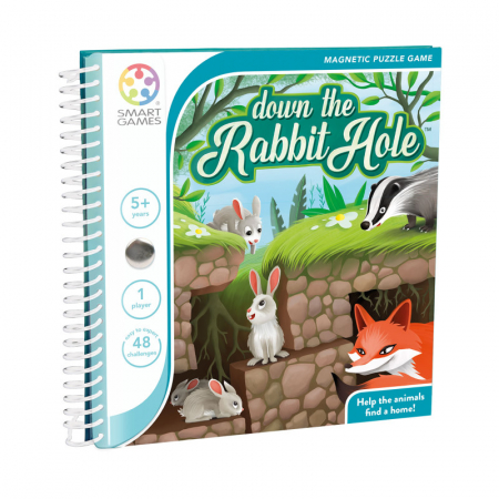 Jocuri logice - Joc logic SmartGames, Down the Rabbit Hole, pentru jucatori de peste 5 ani