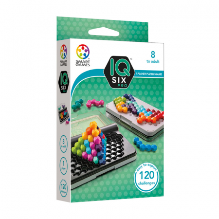 Jocuri logice - Joc logic SmartGames, IQ Six Pro, pentru jucatori de peste 8 ani