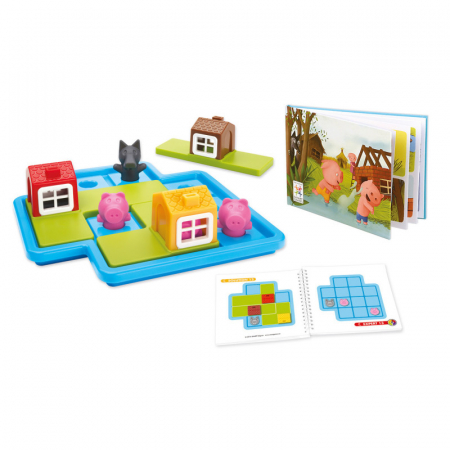 Joc logic SmartGames, Three Little Piggies, pentru jucatori intre 3 si 6 ani [2]