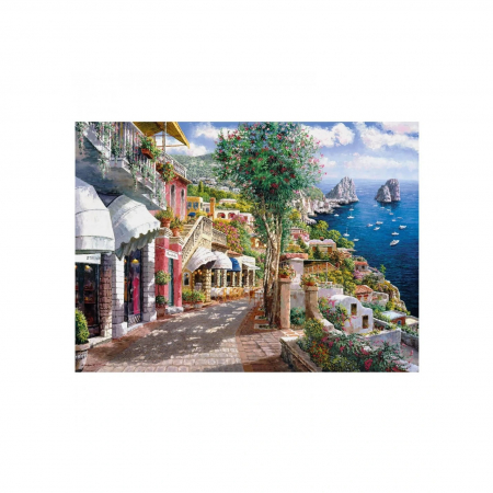 Puzzle Clementoni, High Quality Collection - Insula Capri, 1000 piese, dimensiuni 69 x 50 cm [1]