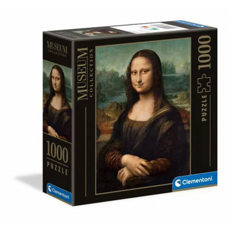 Puzzle Clementoni Museum Collection "Leonardo - Gioconda", 1000 piese, dimensiuni 69 x 50 cm [0]