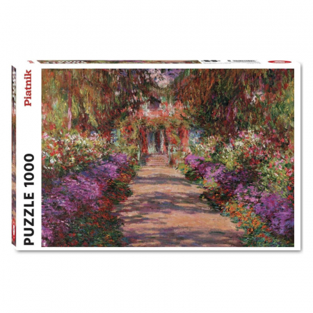 Puzzle - Puzzle Piatnik "Monet - Giverny", 1000 piese, dimensiune 68 x 48 cm, produs in Austria