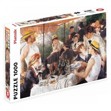 Puzzle - Puzzle Piatnik "Renoir - Boating Party", 1000 piese, dimensiune 68 x 48 cm, produs in Austria