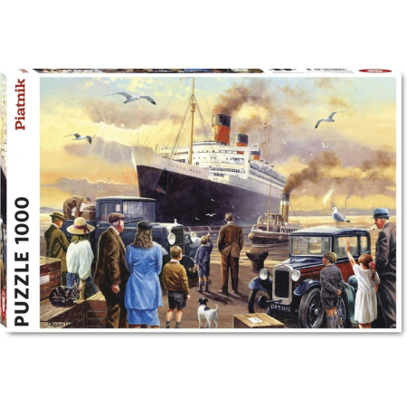 Puzzle - Puzzle Piatnik "Walsh - Queen Mary", 1000 piese, dimensiune 68 x 48 cm, produs in Austria