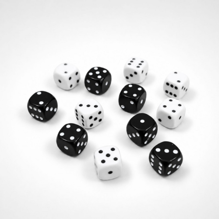Set 12 zaruri 10 mm, bine finisate, pentru Table si alte jocuri [1]