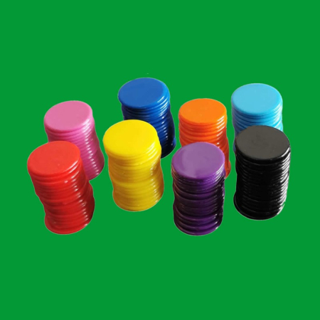 Set 160 jetoane pentru jocuri, diametru 22 mm, in 8 culori [1]