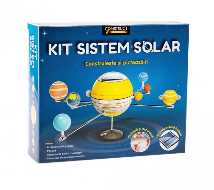 Kit robotică de construcție Sistem Solar (RO)