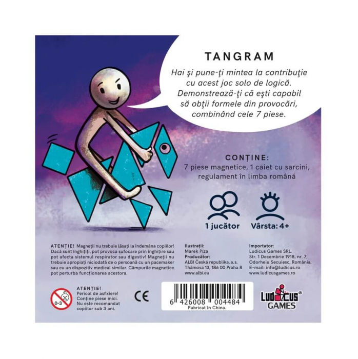 Tangram Magnetic - Ideal pentru calatorii (RO) [4]