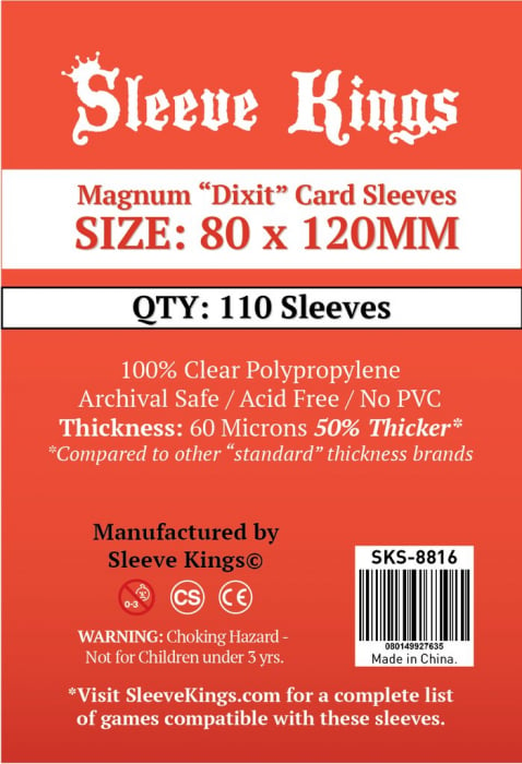 Set 110 Magnum Dixit Card Sleeves 80 x 120 mm [1]