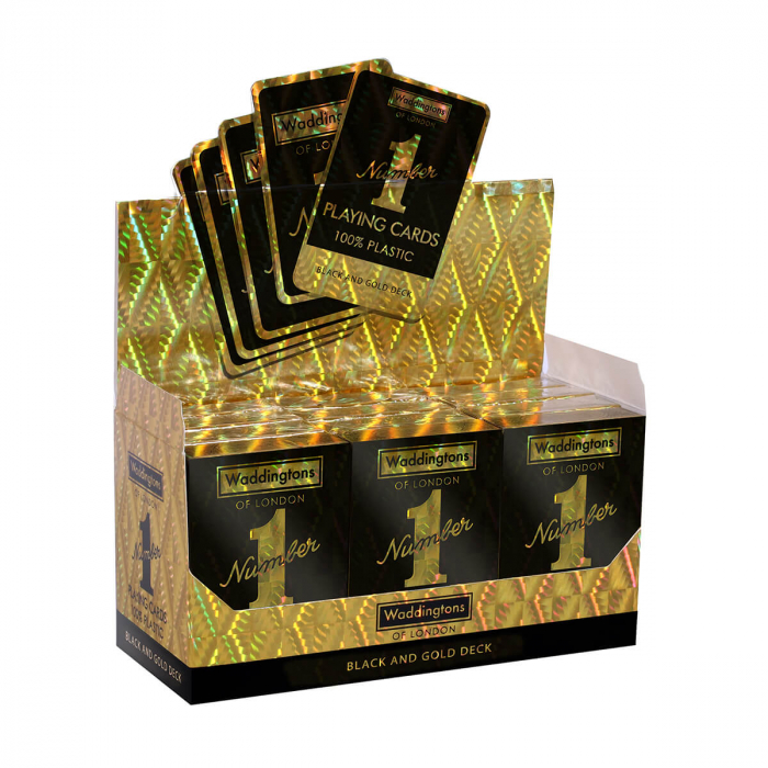 Carti de joc Waddingtons Black and Gold [7]