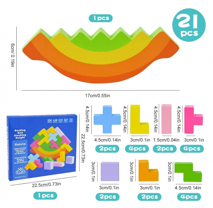 Joc de indemanare si constructie Tetris - 20 piese [2]