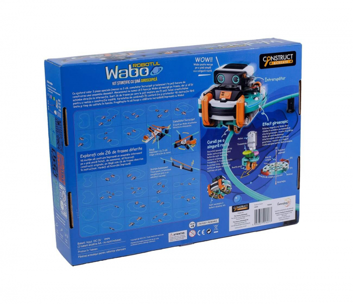 Kit Constructie Robot Wabo cu sina giroscopica (RO) [8]
