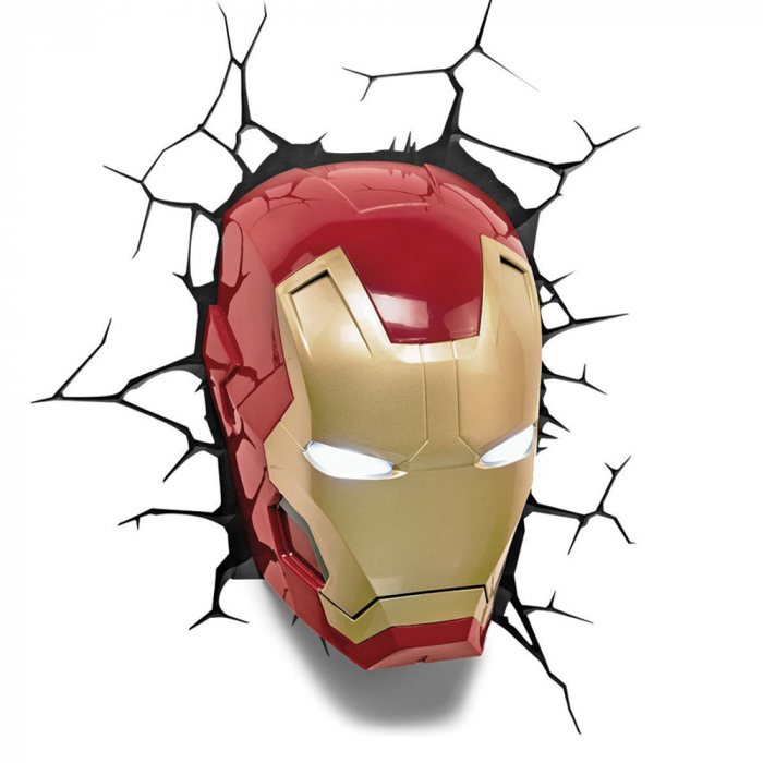 Lampa 3D Marvel - Iron Man