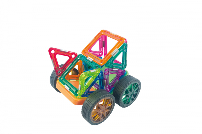 Set magnetic 17 pcs Magspace - Mini Cars [3]