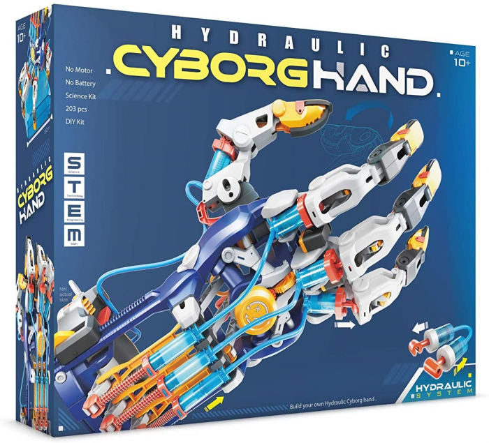 Mana de Cyborg Hidraulica - Kit robotica de constructie (EN)