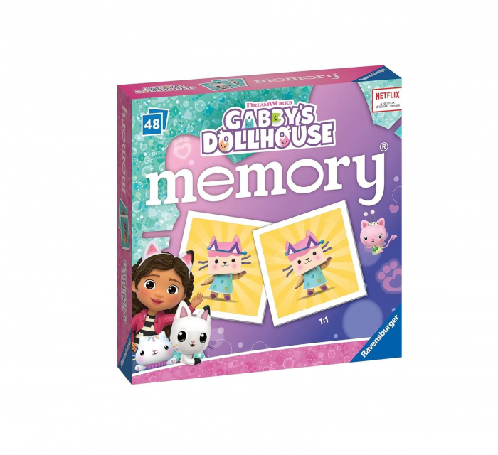 Mini joc de memorie pentru copii - Gabby s Dollhouse (EN)