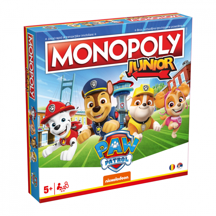 Monopoly Junior Patrula Catelusilor - Paw Patrol (RO) - Editia 2024