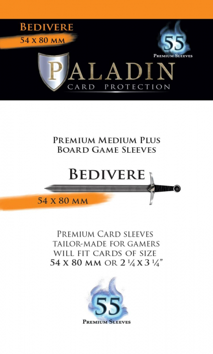 Paladin Card Sleeves: Bedivere - Medium Plus, 5.4 x 8 cm [2]