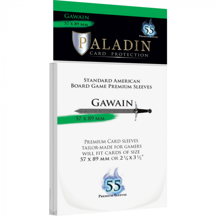 Paladin Card Sleeves: Gawain - Standard American, 5.7 x 8.9 cm