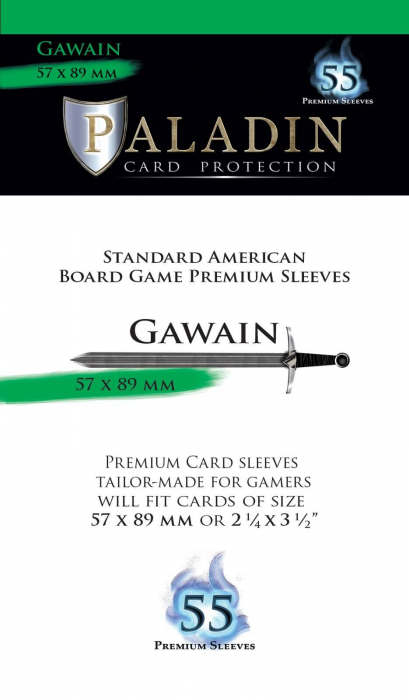 Paladin Card Sleeves: Gawain - Standard American, 5.7 x 8.9 cm [2]