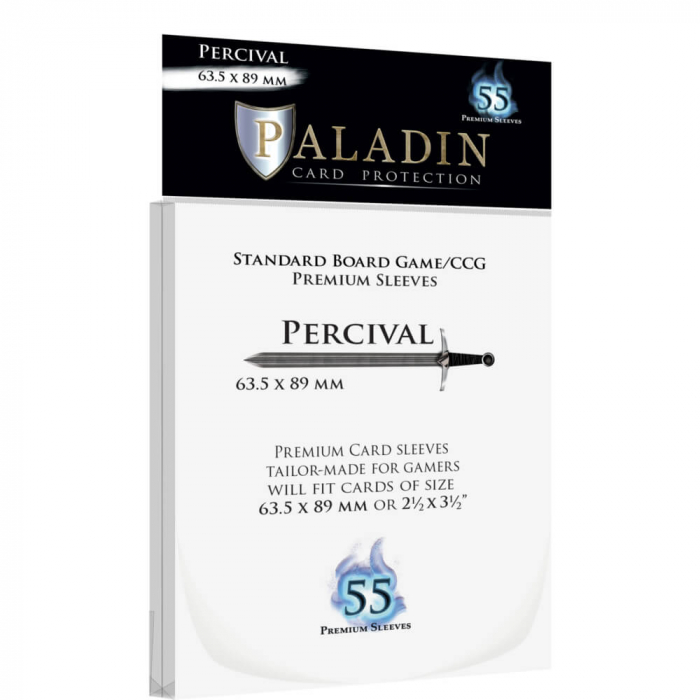 Paladin Card Sleeves: Percival – Standard, 6.3 x 8.9 cm 6.3 reduceri cadouri de Mos Nicolae & Mos Crăciun 2021