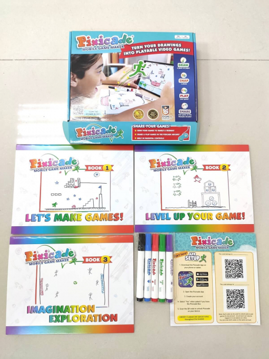 Pixicade - Kit creativ pentru transformarea desenelor copiilor in jocuri video pentru telefon sau tableta [6]