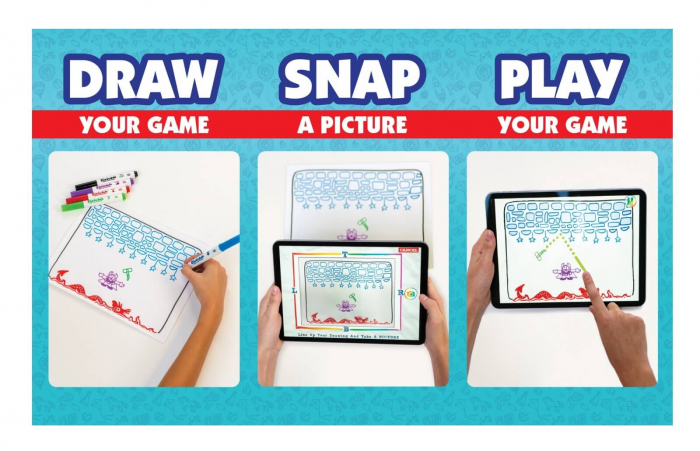 Pixicade - Kit creativ pentru transformarea desenelor copiilor in jocuri video pentru telefon sau tableta [4]