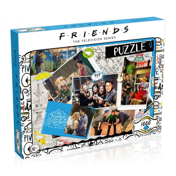 Puzzle 1000 piese Friends Scrapbook [1]