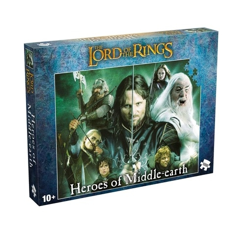 Puzzle 1000 piese Lord of the Rings - Heroes of Middle Earth [1]