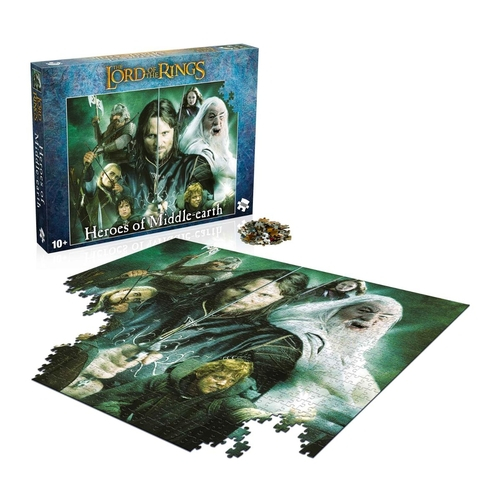 Puzzle 1000 piese Lord of the Rings - Heroes of Middle Earth [2]