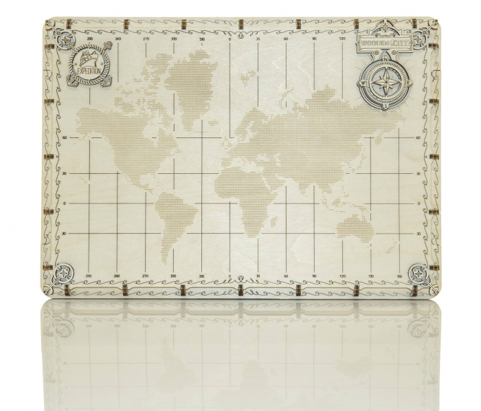 Puzzle 3D - Harta Lumii punctata [4]