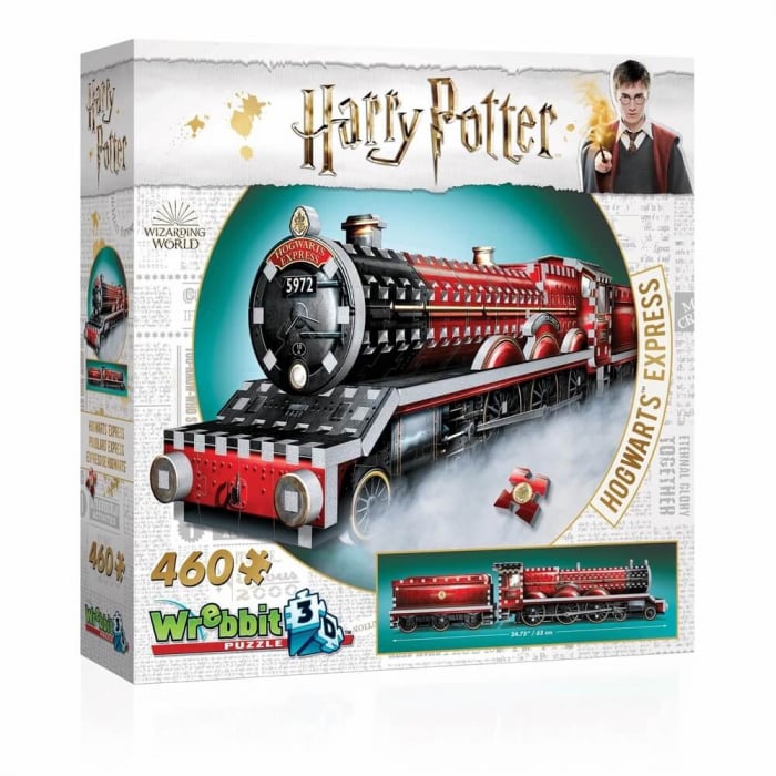 Puzzle 3D Wrebbit Harry Potter – Hogwarts Express (460 piese) (piese reduceri cadouri de Mos Nicolae & Mos Crăciun 2021