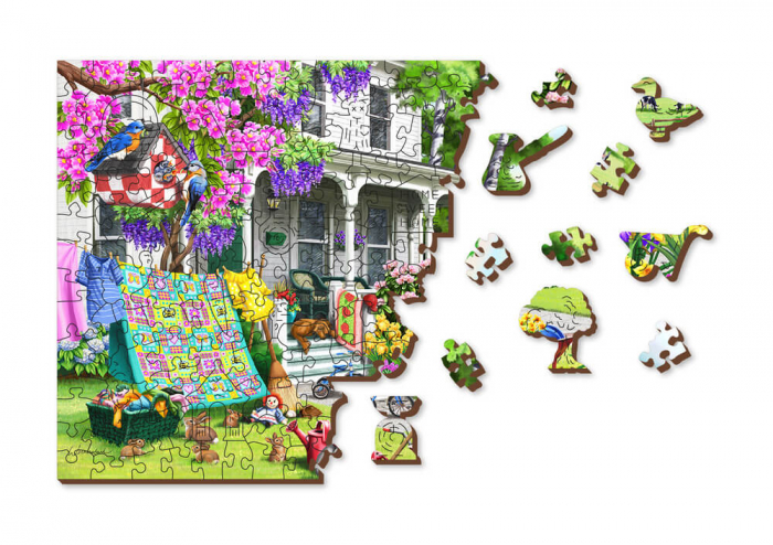 Puzzle din lemn - Countryside Garden - 200 piese [6]