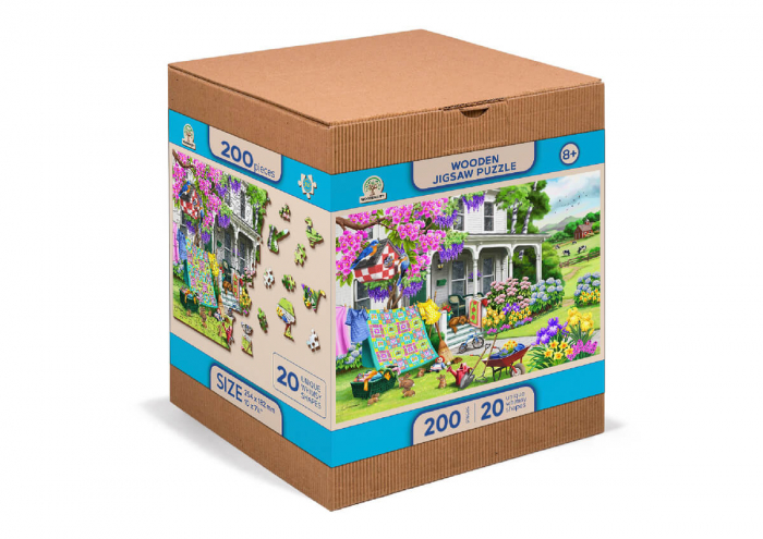 Puzzle din lemn - Countryside Garden - 200 piese [5]