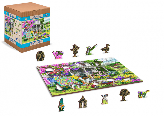 Puzzle din lemn - Countryside Garden - 200 piese [3]