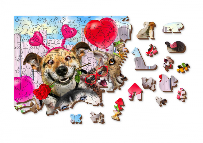 Puzzle din lemn - Party Time - 150 piese [6]